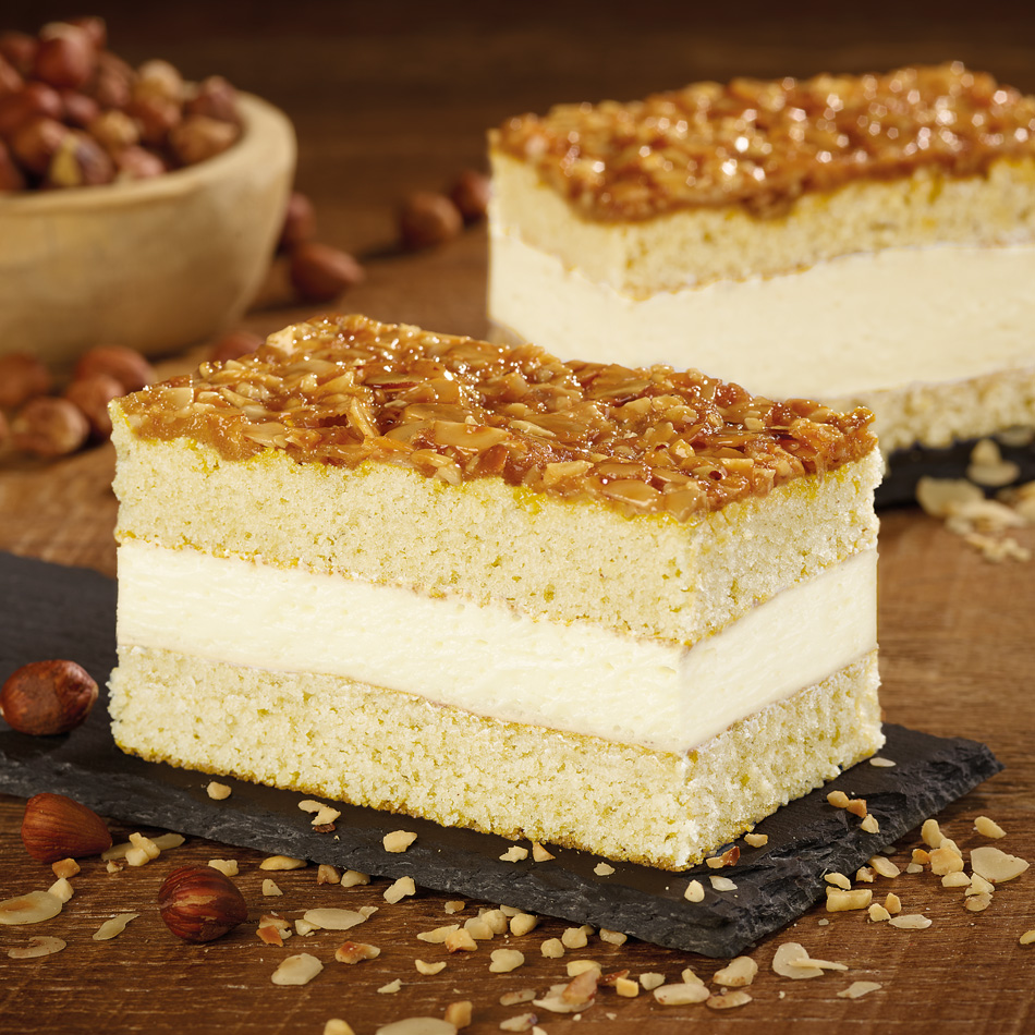 Bienenstich-Schnitte
